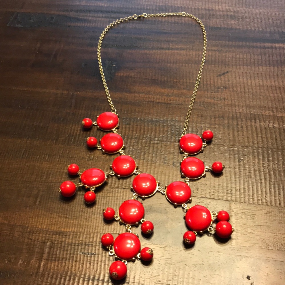 Red Bubble Necklace